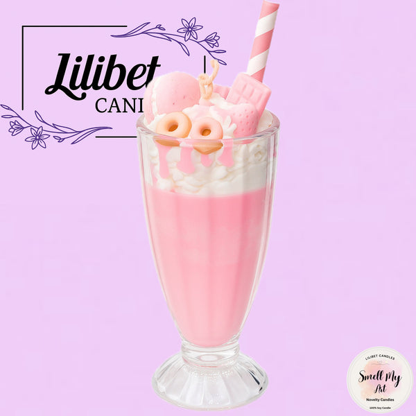 Strawberry Milkshake - Milkshake Jar